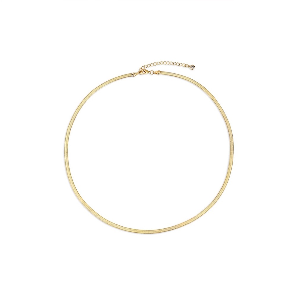 Adjustable Gold Snake Chain Necklace